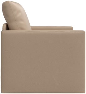 vidaXL Fotel narożny 2 w 1 Cappuccino 74x77x81 cm z sztucznej skóry 6