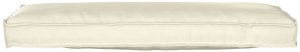 vidaXL Poduszka na paletę  do ławki kremowa 120x40x8 cm materiał Oxford 1