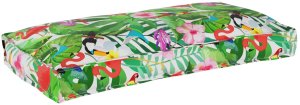 vidaXL Poduszka na palety do siedzenia/oporowych Tropikalna Dżungla 120x60x12 cm Tkanina Oxford 1