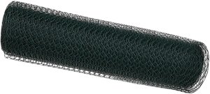 vidaXL Sześciokątny Płot Zielony 0.4x10 m Stal 2