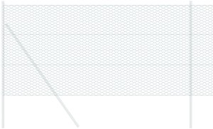 vidaXL Ogrodzenie w kształcie sześciokąta Zielone 1x100 m Stal 3