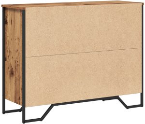vidaXL Kredens Stary Dąb 97x32.5x74.5 cm Drewno inżynieryjne 8