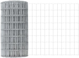 vidaXL Zestaw Ogrodzenia Euro Zestaw 2 Stal ocynkowana 25 x 0,6 m Trwałe 4