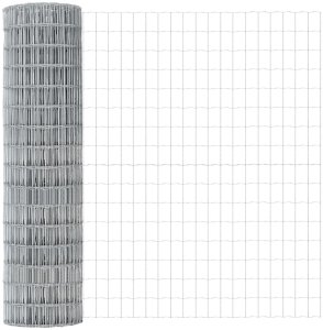 Zestaw ogrodzeniowy Zestaw 2 Stal ocynkowana 25 x 1 m Trwały 5