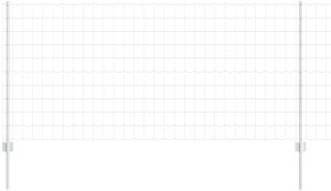 Zestaw ogrodzeniowy Zestaw 2 Stal ocynkowana 25 x 1 m Trwały 6