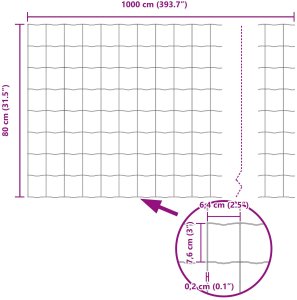 vidaXL Zestaw ogrodzeń Zestaw 2 szt Stal ocynkowana Standardowy 11