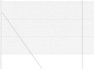 Ogrodzenie Heksagonalne Szare 1.6x25 m Stal 3