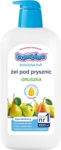 Bambino Bambino Rodzina żel pod prysznic hiperdelikatny Gruszka 1000ml 2