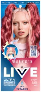 Schwarzkopf Live Ultra Brights X Final Fantasy XIV Online farba do włosów 025 Dusty Rose 1