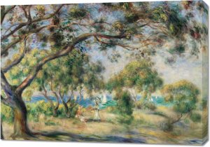Obraz 100x70cm Paysage, Pierre-Auguste Renoir Vintage do Salonu 1