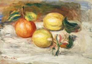 Plakat 100x70cm Lemons and Orange, Pierre-Auguste Renoir do Salonu 1