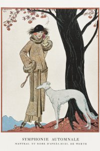 Plakat 61x91,5cm Autumn Symphony, Barbier Vintage do Salonu 1