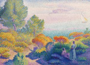 Plakat 18x13cm Two Women, Henri-Edmond Cross Vintage do Salonu 1