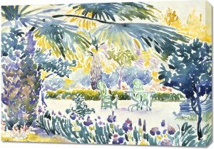 Obraz 100x70cm Garden, Henri-Edmond Cross Vintage do Salonu 1