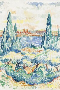 Plakat 40x60cm Antibes,  Henri-Edmond Cross Vintage do Salonu 1