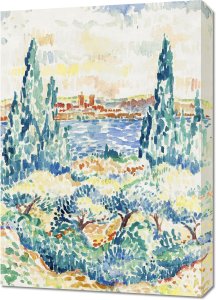 Obraz 50x70cm Antibes,  Henri-Edmond Cross Vintage do Salonu 1