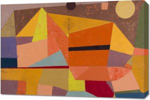 Obraz 90x60cm Heitere Gebirgslandschaft, Paul Klee Vintage Salon 1