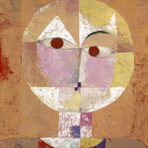 Plakat 100x100cm Senecio (Baldgreis), Paul Klee Vintage do Salonu 1