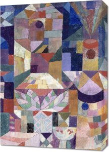 Obraz 50x70cm Burggarten, Paul Klee Vintage do Salonu 1