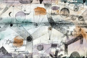 Plakat 91,5x61cm In The Realm Of Air, Paul Klee Vintage do Salonu 1