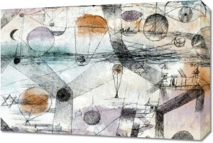 Obraz 60x40cm In The Realm Of Air, Paul Klee Vintage do Salonu 1