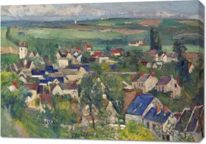Obraz 100x70cm Auvers, Panoramic View, Paul Cezanne Vintage Salon 1