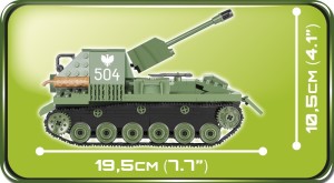 Cobi Armia SU-76M - radzieckie działo samobieżne (2380) 7