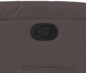 Podnoszony fotel rozkładany, ciemnobrązowy, obity tkaniną 11