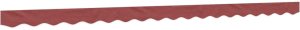 Lambrekin do markizy, burgundowe paski, 4,5 m 1