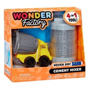 Wonder Factory Never Dry Sand - Blue +Cement Mixer 1