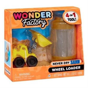 Wonder Factory Never Dry Sand - Brown + Loader 1