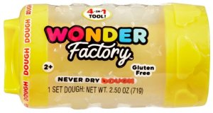Wonder Factory Never Dry Dough Singles - Yellow 1