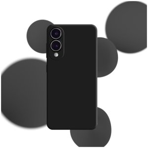 Etui 3MK Silicone Case do Samsung Galaxy S25 Edge czarny 2