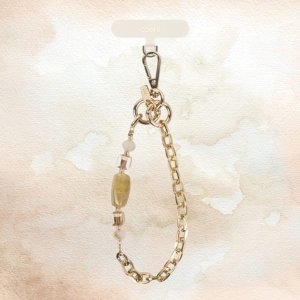 Uniwersalna smycz do telefonu 2w1 UNIQ   Coehl Caryne kremowy 6