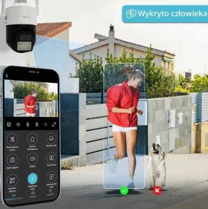 Kamera IP ORLLO Z17 Ultra 4K zewnętrzna obrotowa GSM na kartę SIM 7