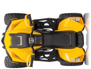 1PUNKT Quad dla dziecka Fast Wheel Żółty 4x35W 12V/10Ah 18