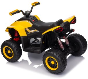 1PUNKT Quad dla dziecka Fast Wheel Żółty 4x35W 12V/10Ah 7