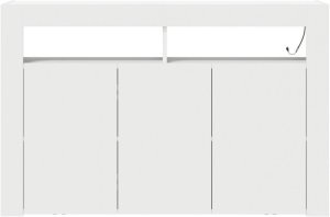vidaXL Biały Kredens Biały Drewno inżynieryjne 116 x 30 x 75 cm 6