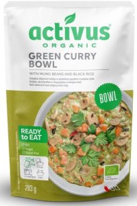Danie zielone curry z fasolą mung i czarnym ryżem bez glutenu BIO 283 g 1