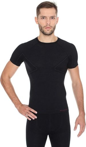 Brubeck Koszulka męska Active Wool czarna r. M (SS11710) 1