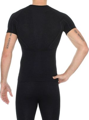 Brubeck Koszulka męska Active Wool czarna r. M (SS11710) 2