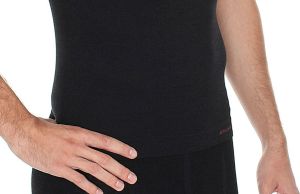 Brubeck Koszulka termoaktywna męska Active Wool czarna r. L (SS11710) 3