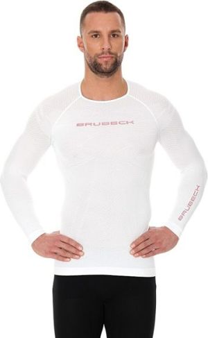 Brubeck Koszulka męska 3D Run PRO z długim rękawem biała r. L (LS13000) 1