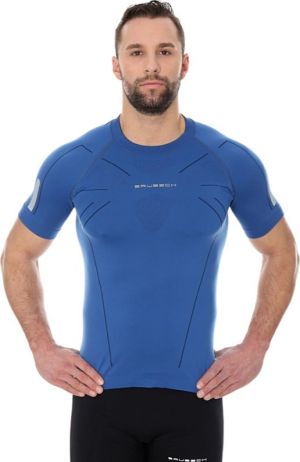 Brubeck Koszulka męska ATHLETIC z krótkim rękawem ciemnoniebieski r. XL (SS11090) 1