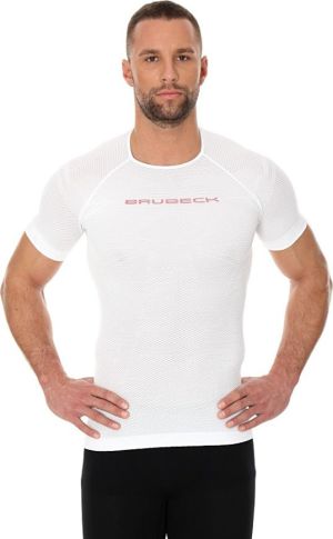 Brubeck Koszulka męska 3D Run PRO z krótkim rękawem biały r. S (SS11920) 1