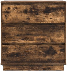 vidaXL Szafka nocna z LED Wędzony dąb 71x34.5x75 cm Drewno inżynieryjne 7