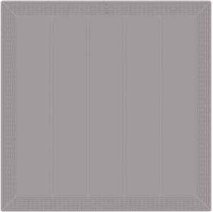 vidaXL 3-częściowy zestaw do jedzenia w ogrodzie z poduszkami jasnoszary polirattan 6