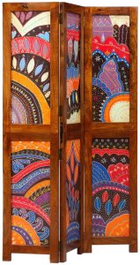 vidaXL Parawan 3 Panelowy Miodowy Brąz 35x1.5x160 cm z Drewna Akacji 6