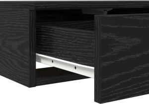 vidaXL Szuflady łóżka Czarny 120x36.5x16.5 cm Drewno inżynieryjne 9