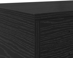 vidaXL Szuflady łóżka Czarny 120x36.5x16.5 cm Drewno inżynieryjne 10